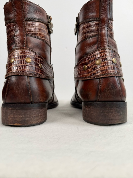 Mark Nason Rock Lives Men’s Leather Dragon Boots Size 8 Made In Italy 67479 main image 4